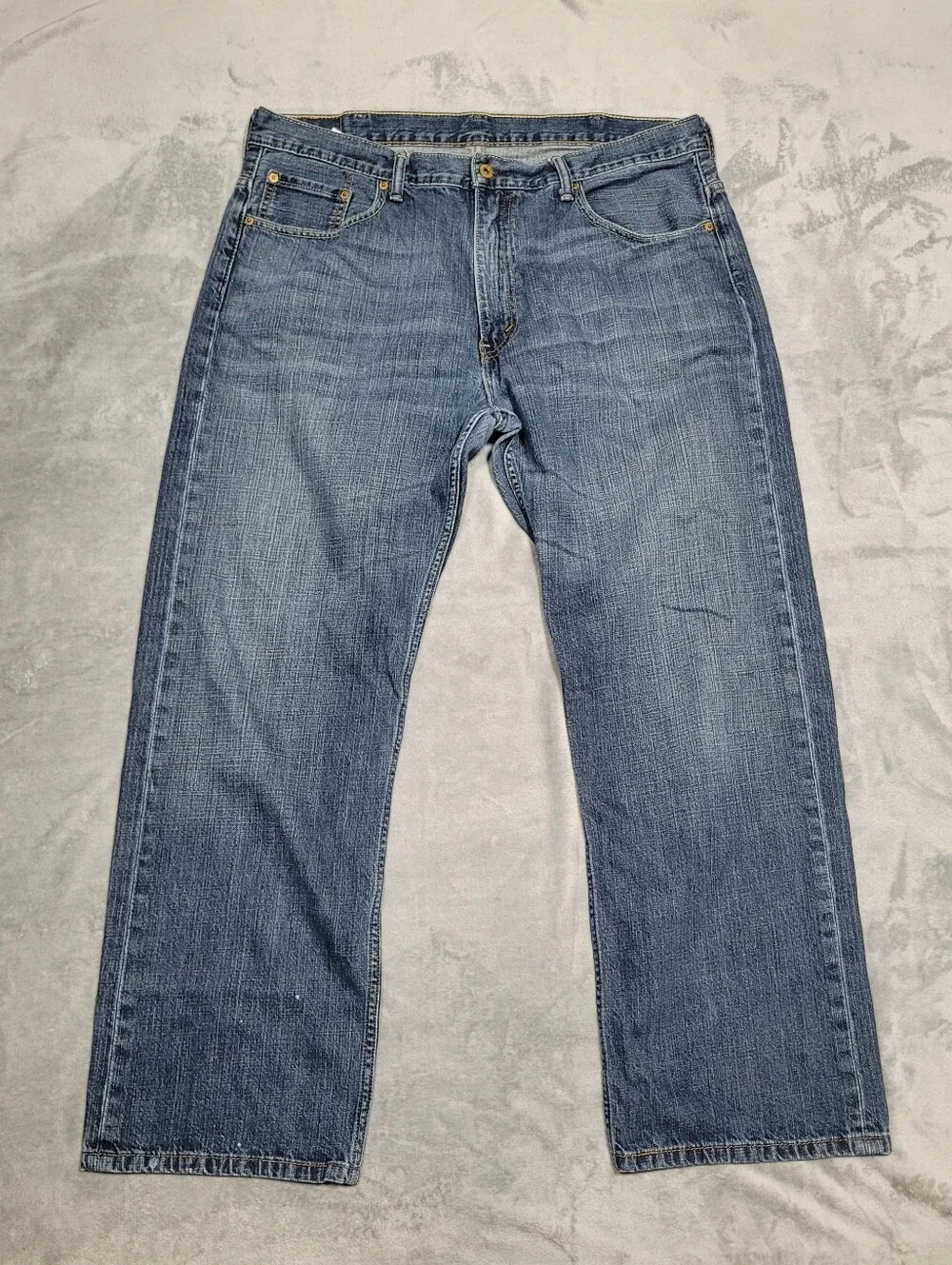 Levi's 569 Loose Straight Fit Denim Jeans Men's 38x32 Blue Med Wash